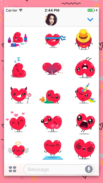 Heart : Animated Stickers screenshot 3