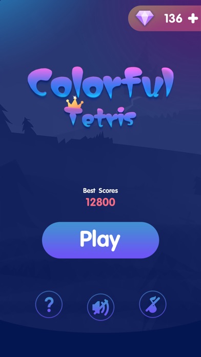 Colorful Tetris screenshot 3