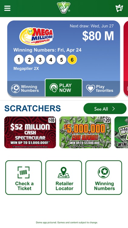 Virginia Lottery Official App