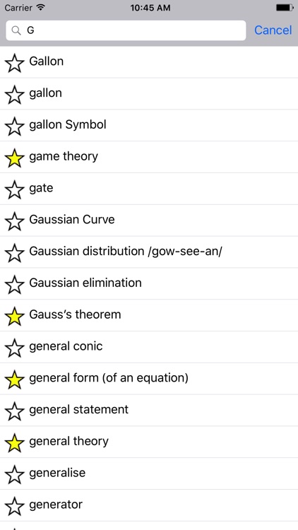 Math Dictionary for Study