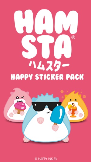 Hamsta® Happy Sticker Pack