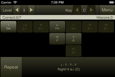 Pitch improver - ear training screenshot 3