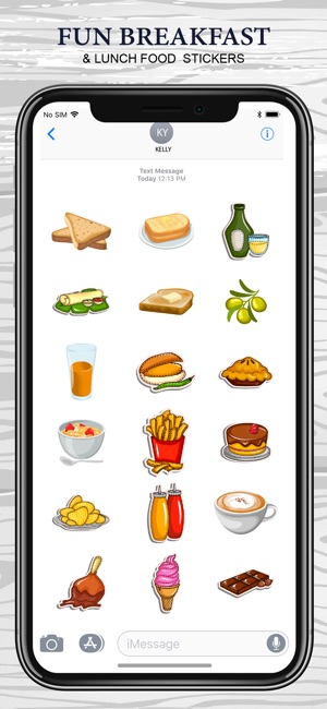 Fun Breakfast & Food Stickers(圖2)-速報App