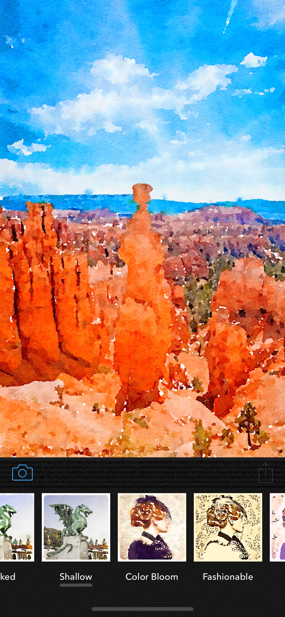 Screenshot do app Waterlogue