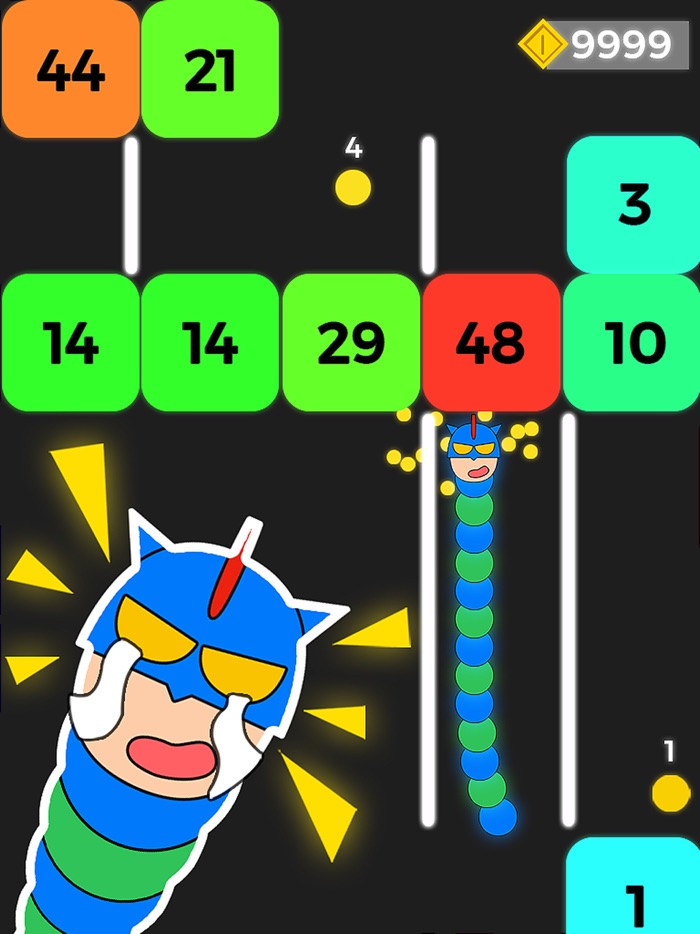 Snake Dash- Ball VS Block Game
