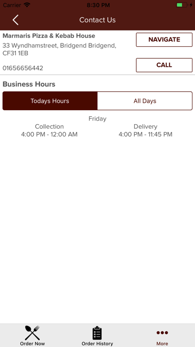 How to cancel & delete Marmaris Pizza Kebab House from iphone & ipad 4