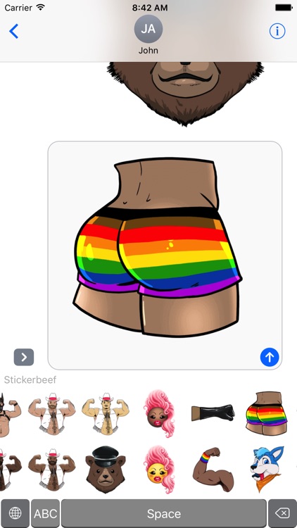 Stickerbeef : LGBTQ, BDSM emoji and stickers screenshot-4