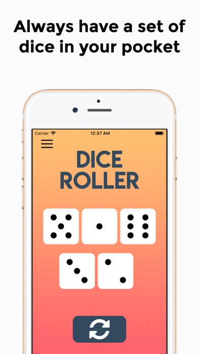 Dice Roller - Random Generator Screenshot 2