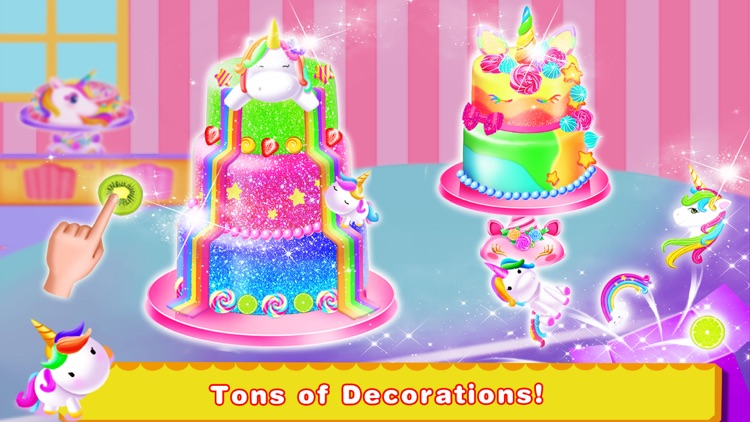 Unicorn Food-Cake Bakery Games screenshot-3