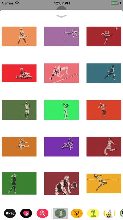 Athlete Pictogram Sticker Pack