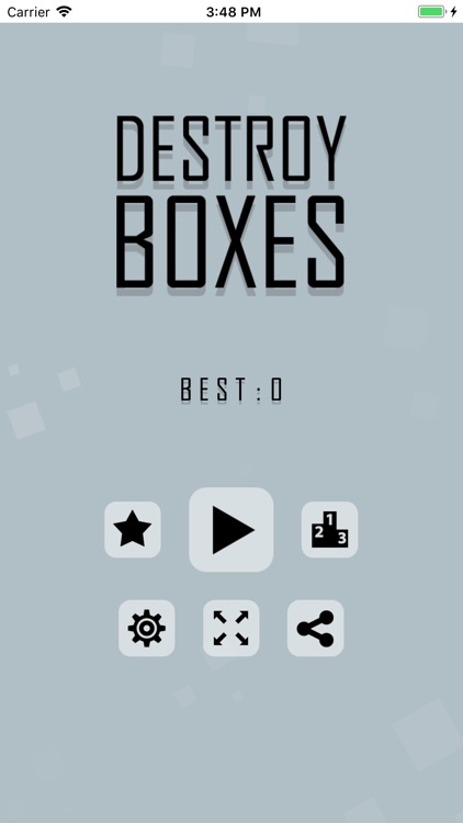 DESTROY BOXES Game