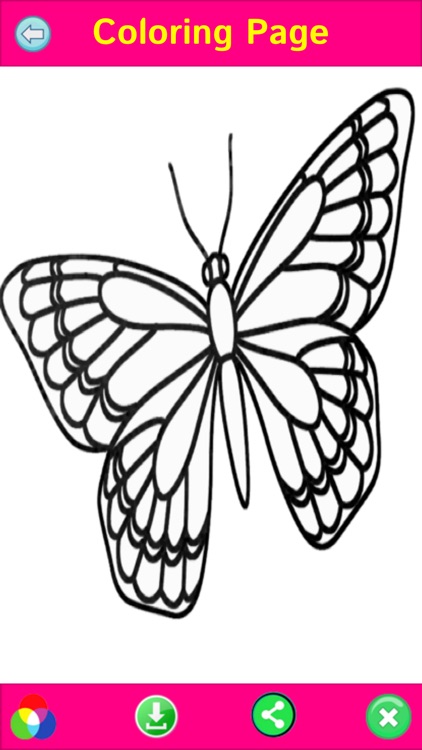 butterfly coloring book pageselkamla trirach