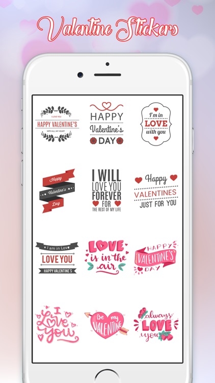 Valentine's Love Emoji screenshot-3