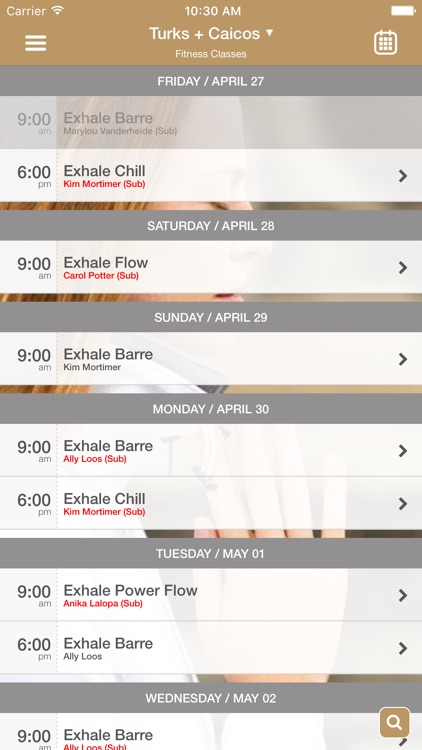 exhale mind body spa