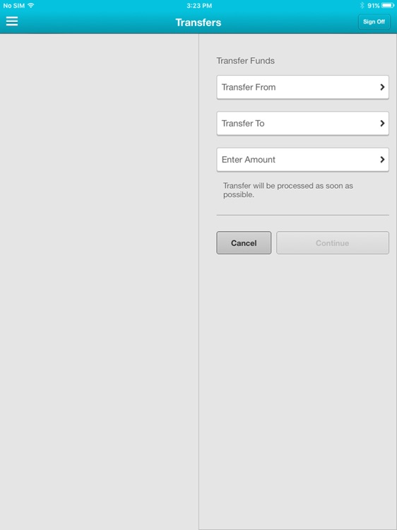 Infinity Bank Personal iPad screenshot-3