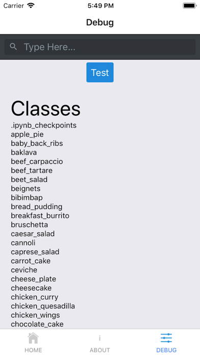 Food Classifier screenshot 2