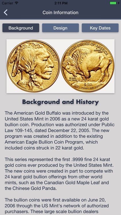 American Gold Buffalo - Coin Collection Tracker