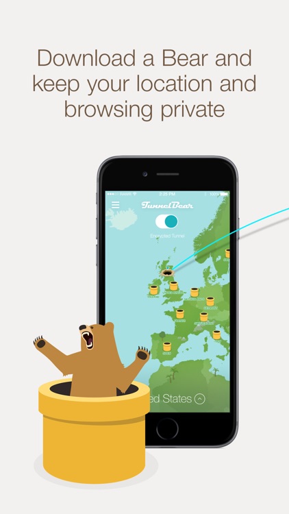 TunnelBear VPN Proxy: WiFi Security & Privacy