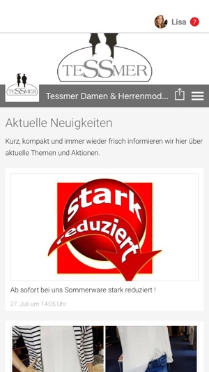 Tessmer Damen & Herrenmoden(圖1)-速報App