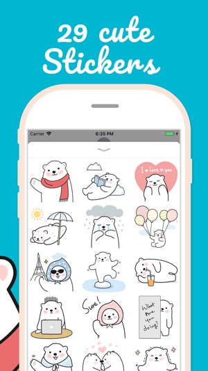 Polly Polarbear Stickers(圖3)-速報App