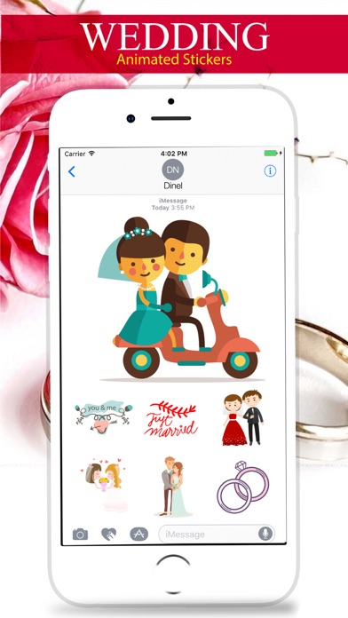 Animated Wedding Stickers screenshot 3