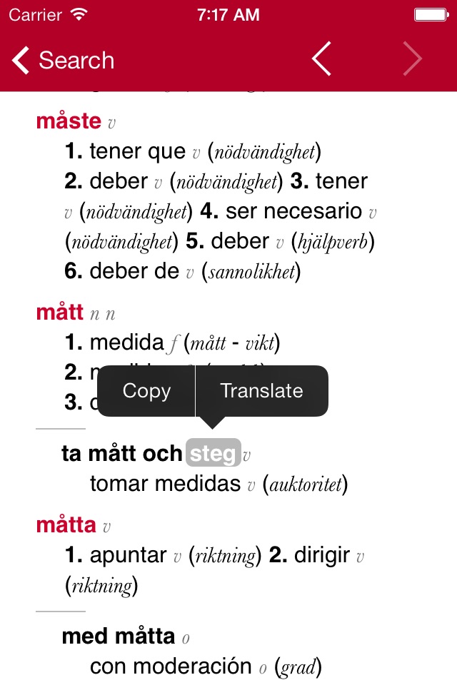 Accio: Swedish-Spanish screenshot 3