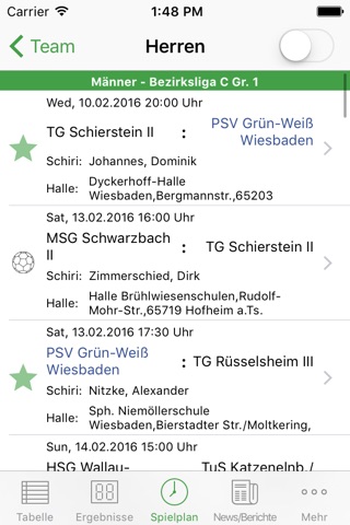 PSV Grün-Weiß Wiesbaden HB screenshot 2