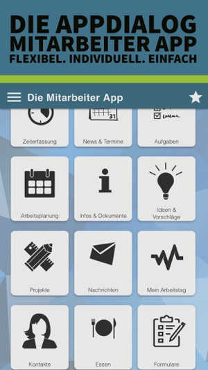 Die Mitarbeiter App