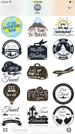 Let's go Travel - Sticker Pack for iMessage(圖3)-速報App