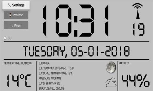 LCD Weather Clock icon