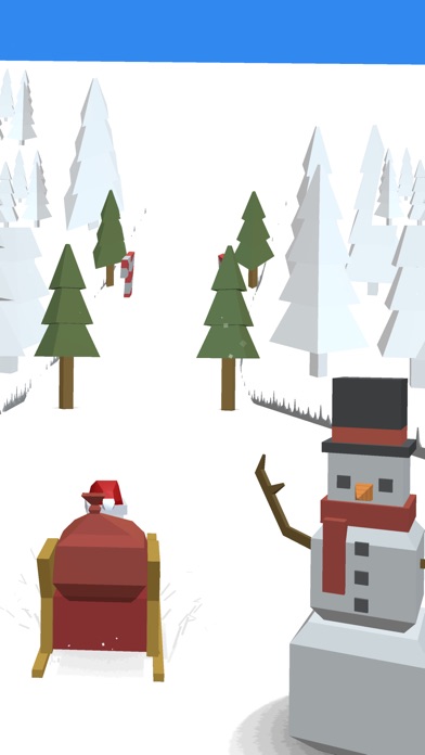 Xmas Santa Mad Sleigh Run screenshot 2