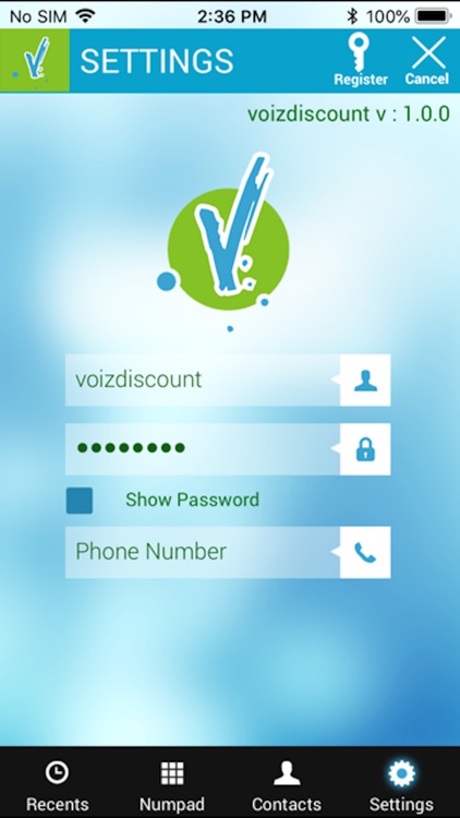 VOIZDISCOUNT Dialer