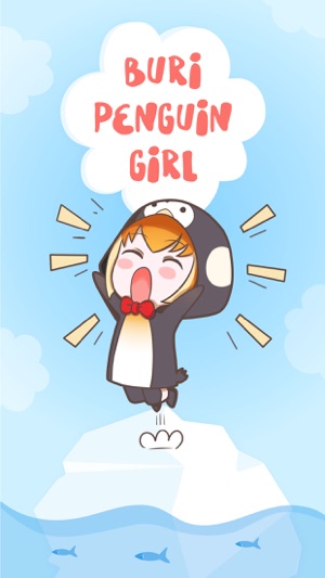 Buri the Penguin Girl stickers(圖1)-速報App