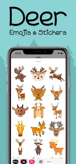 Deer Emoji Stickers(圖3)-速報App