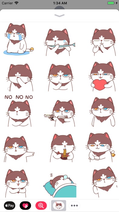 Stickers Kitty Animated screenshot 3
