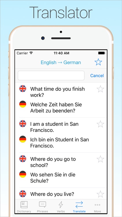 German Dictionary & Trans. +