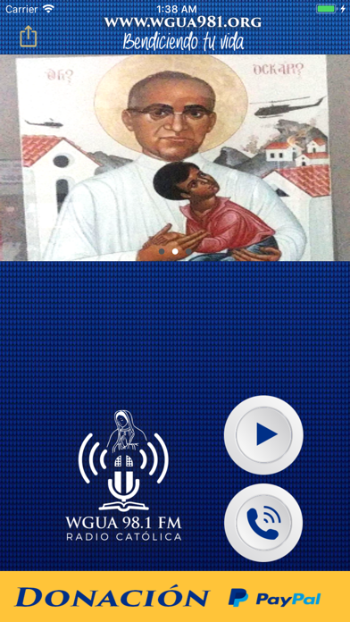 Radio Catolica WGUA 98.1 screenshot 2