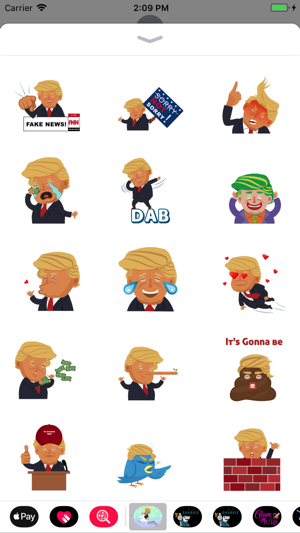 Silly President Stickers