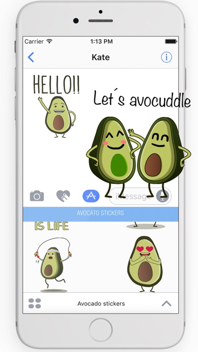 Funny Avocado Stickers Dancer screenshot 2