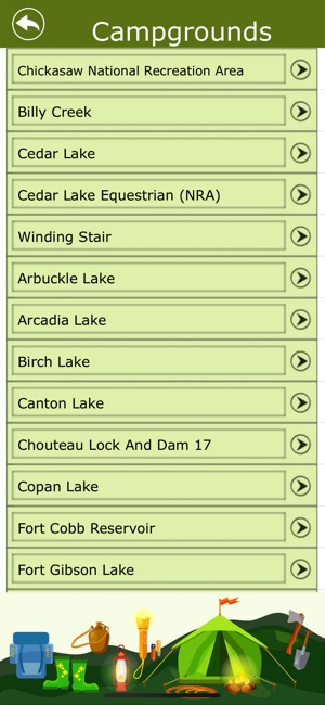 Oklahoma Campgrounds & Trails(圖3)-速報App
