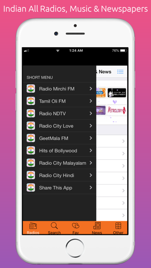 Indian All Radio, Music & News(圖8)-速報App