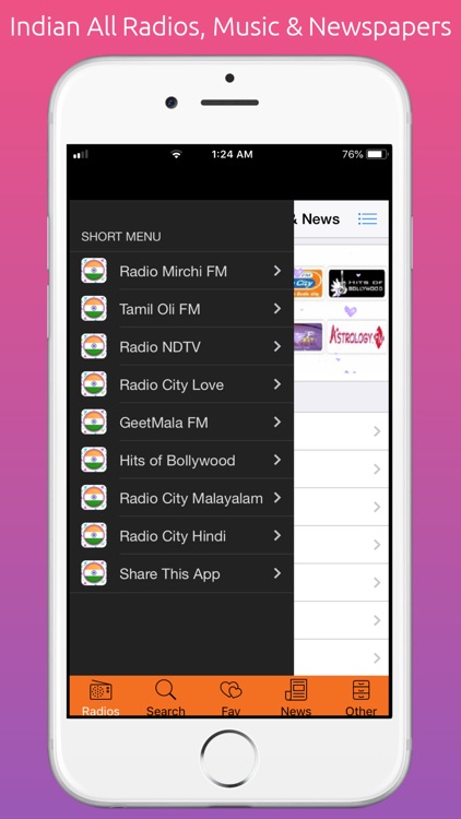 Indian All Radio, Music & News screenshot-7