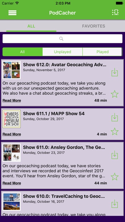 PodCacher: Geocaching Goodness