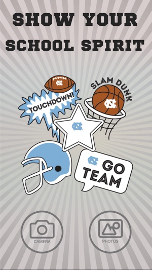 UNC-Chapel Hill Tarheels Selfie Stickers(圖1)-速報App