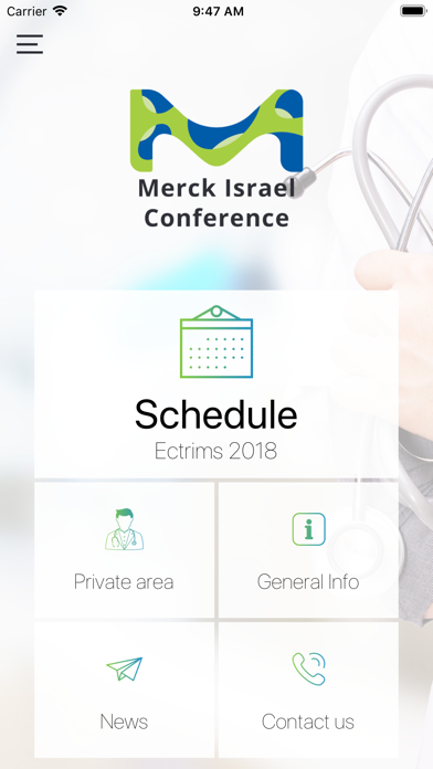 Merck Israel Conferences screenshot 2