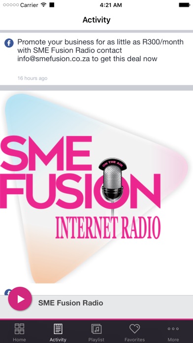 SME Fusion Radio screenshot 2