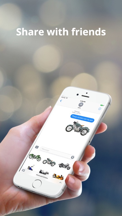 Motorcycle Stickers: Buckle Up