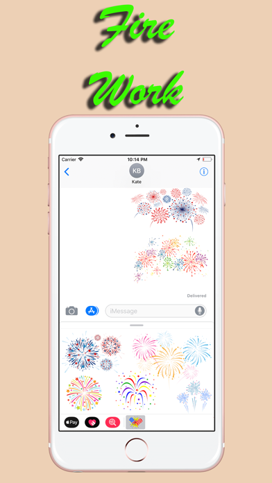 Fireworks Stickers Plus screenshot 4