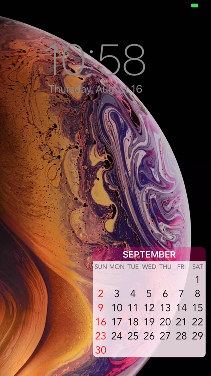 Wallpaper Calendar! screenshot-3