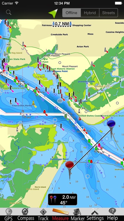 South Carolina Nautical Chart